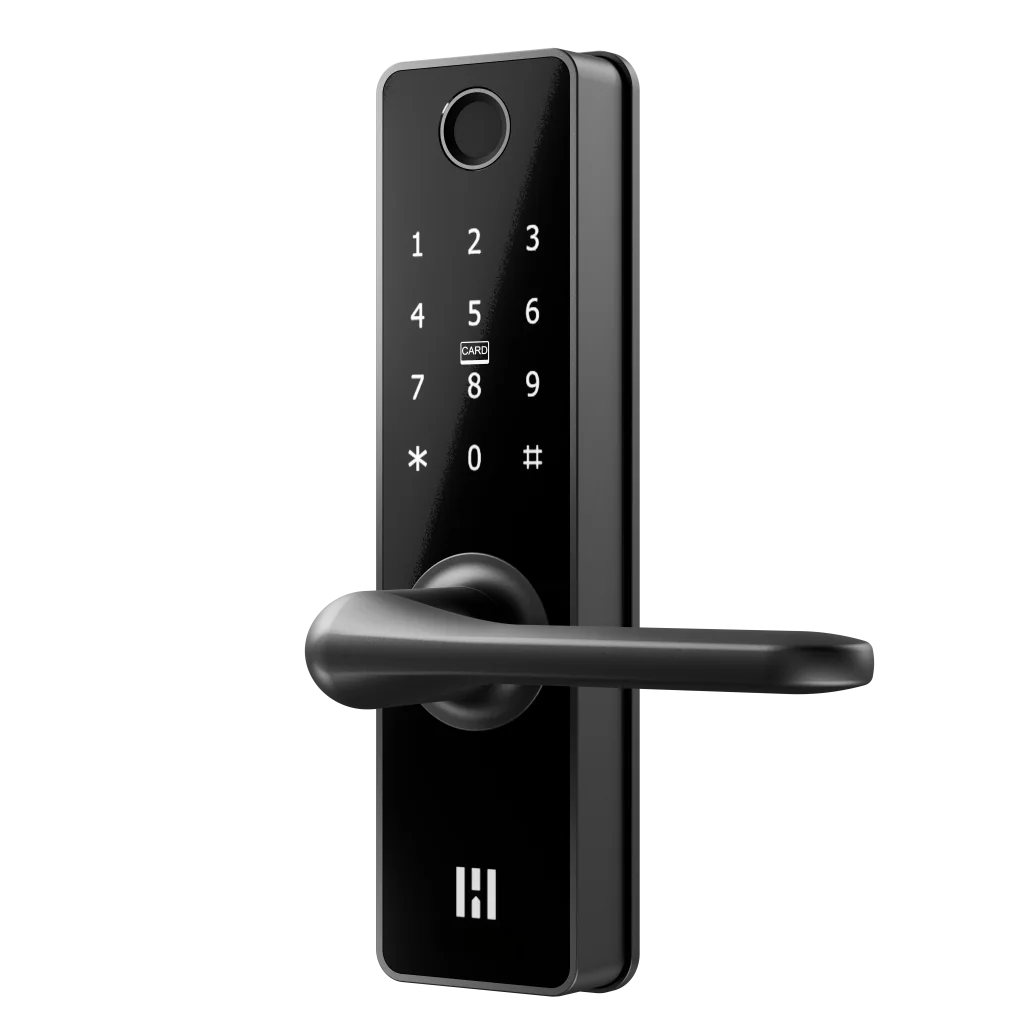 Smart Lock Fingerprint angled view