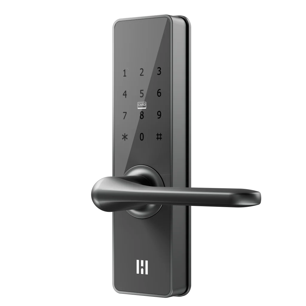 Entry Lock in Anthracite, front view