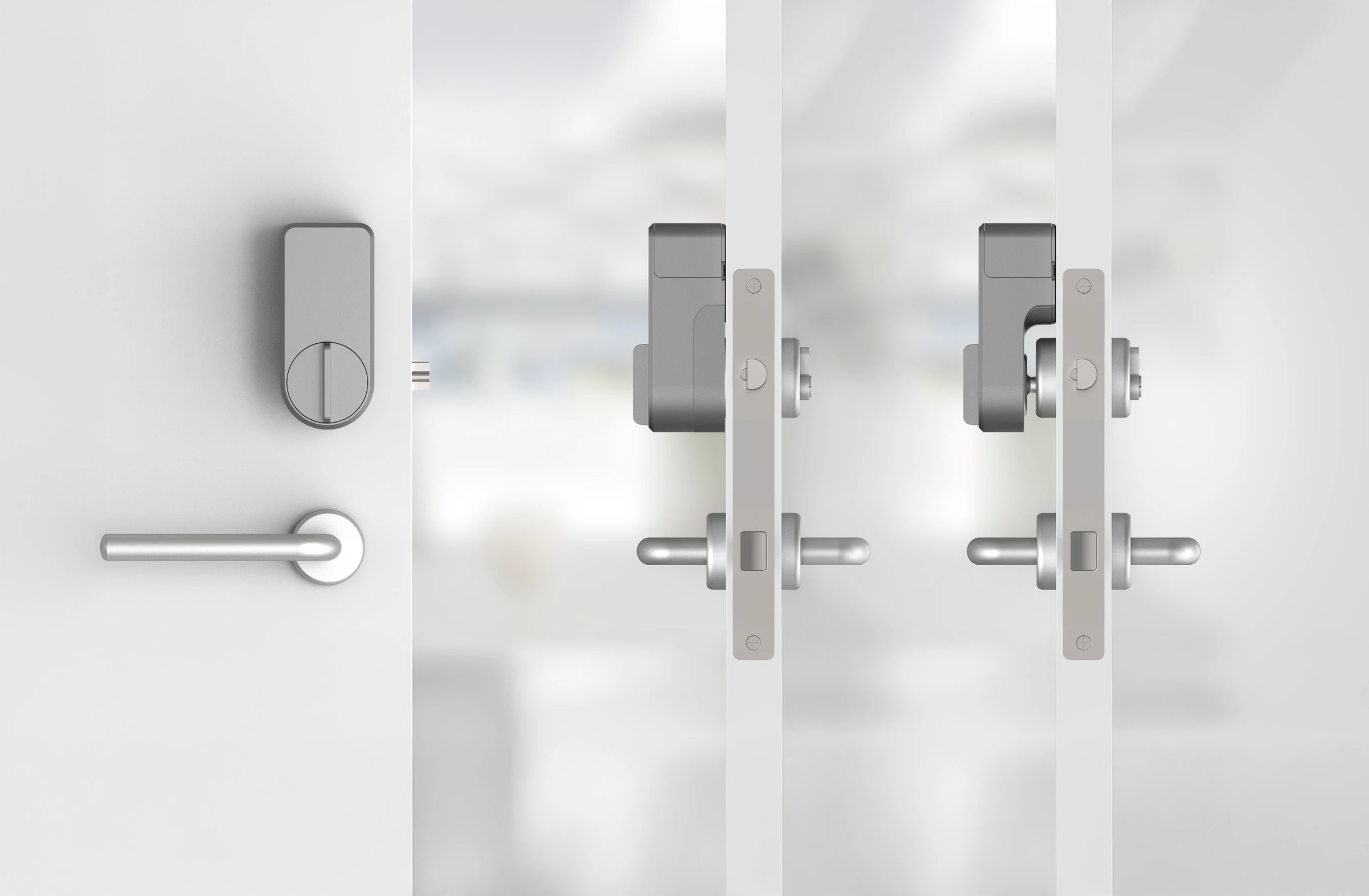 Easy Fit installed: three views