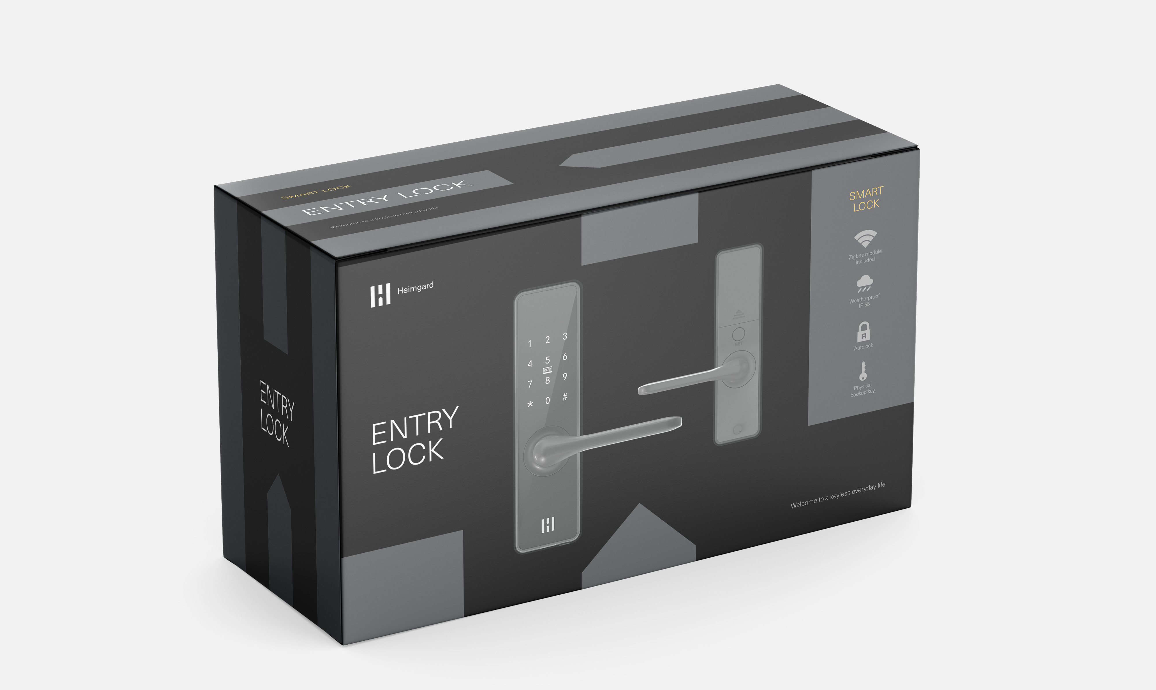 Entry Lock retail packaging