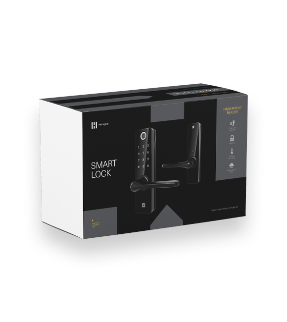 Smart Lock Fingerprint retail packaging